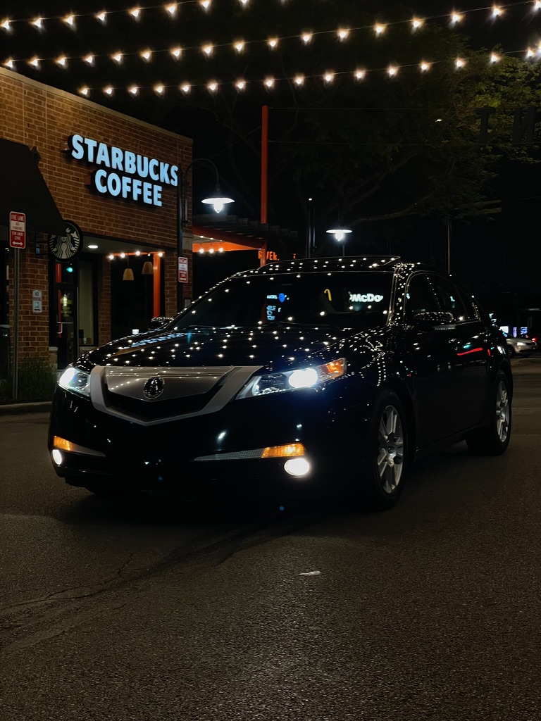 Acura at night